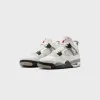 Jordan GS Air Jordan 4 Retro - Summit White / Fire Red / Tech Grey / Black sold by Kith