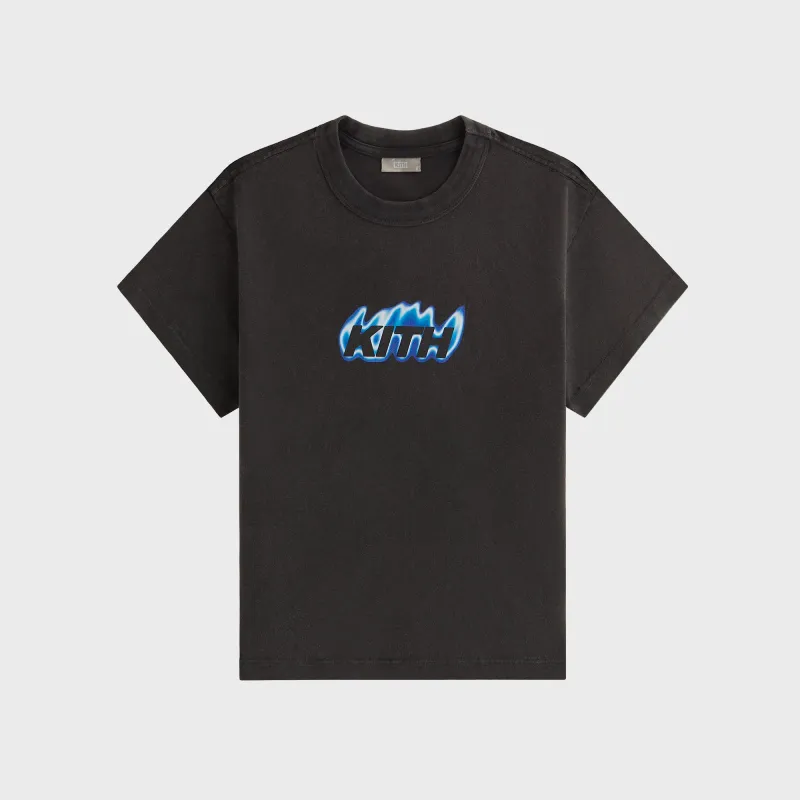 Kith Women Flame Mulberry Vintage Tee - Black sold by Kith