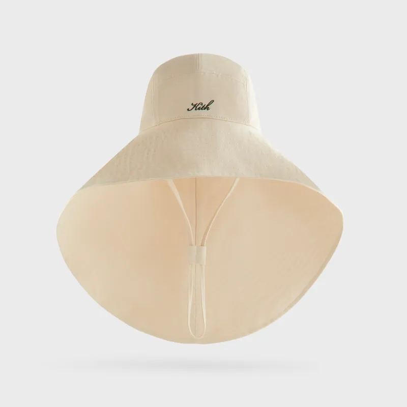 Kith Women Asymmetrical Wide Brim Boonie Hat - Waffle sold by Kith