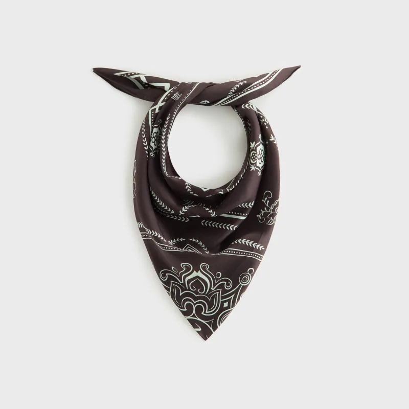 Kith Women Deco Printed Silk Cupro Scarf - Incognito sold by Kith