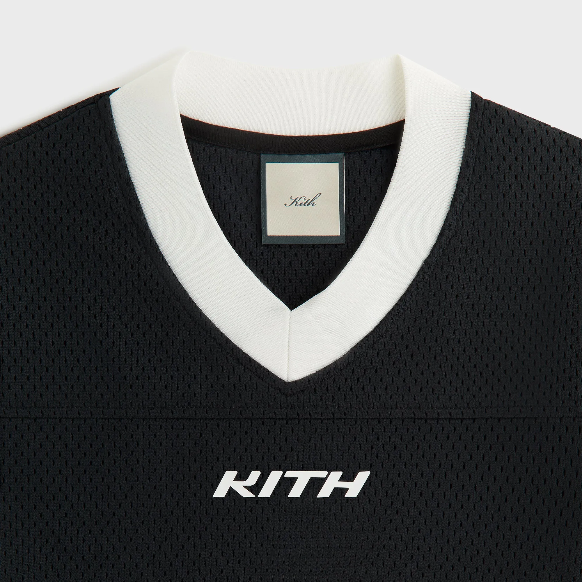 Kith Women Nicci Mesh Football Jersey - Black sold by Kith product image thumbnail 4