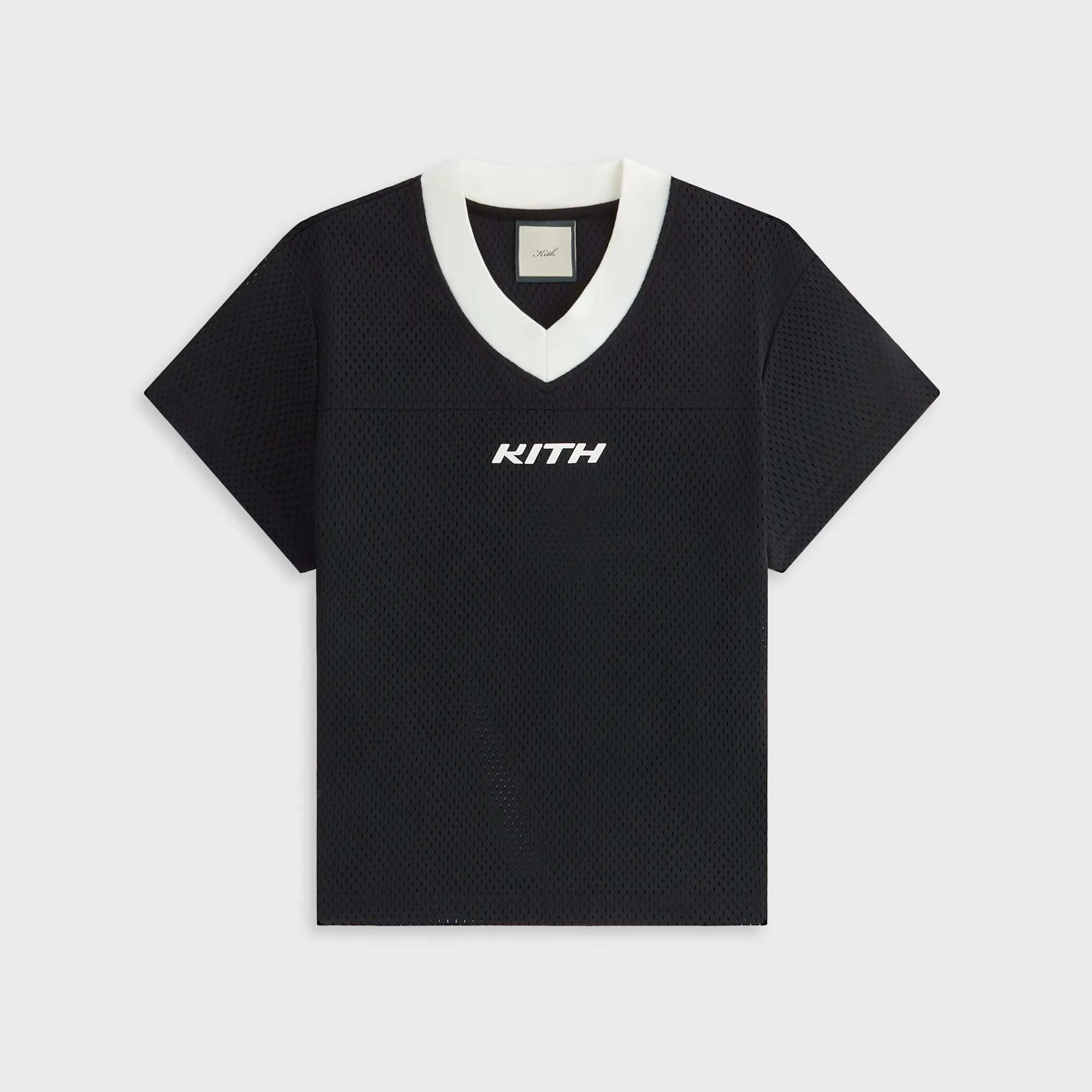 Kith Women Nicci Mesh Football Jersey - Black sold by Kith