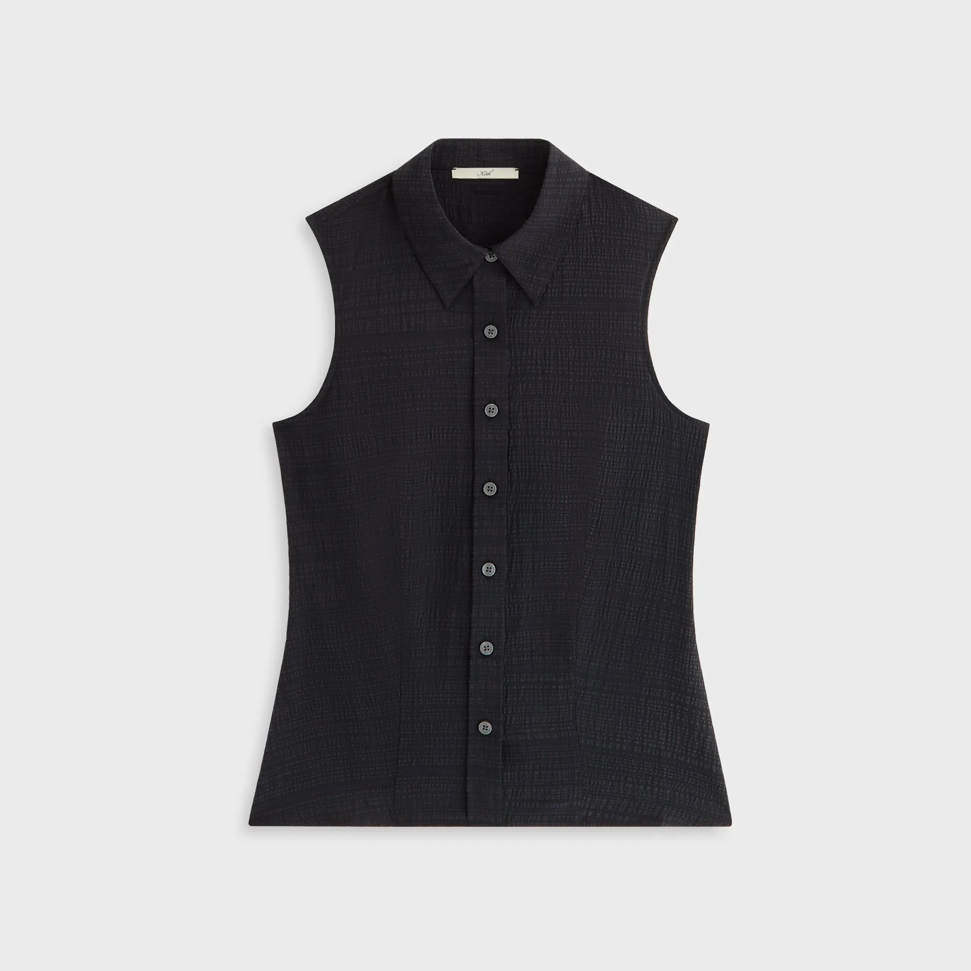 Kith Women Aki Backless Button Down Tank - Black sold by Kith