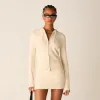 Kith Women Bardot Sequined Mini Skort - Sandrift sold by Kith
