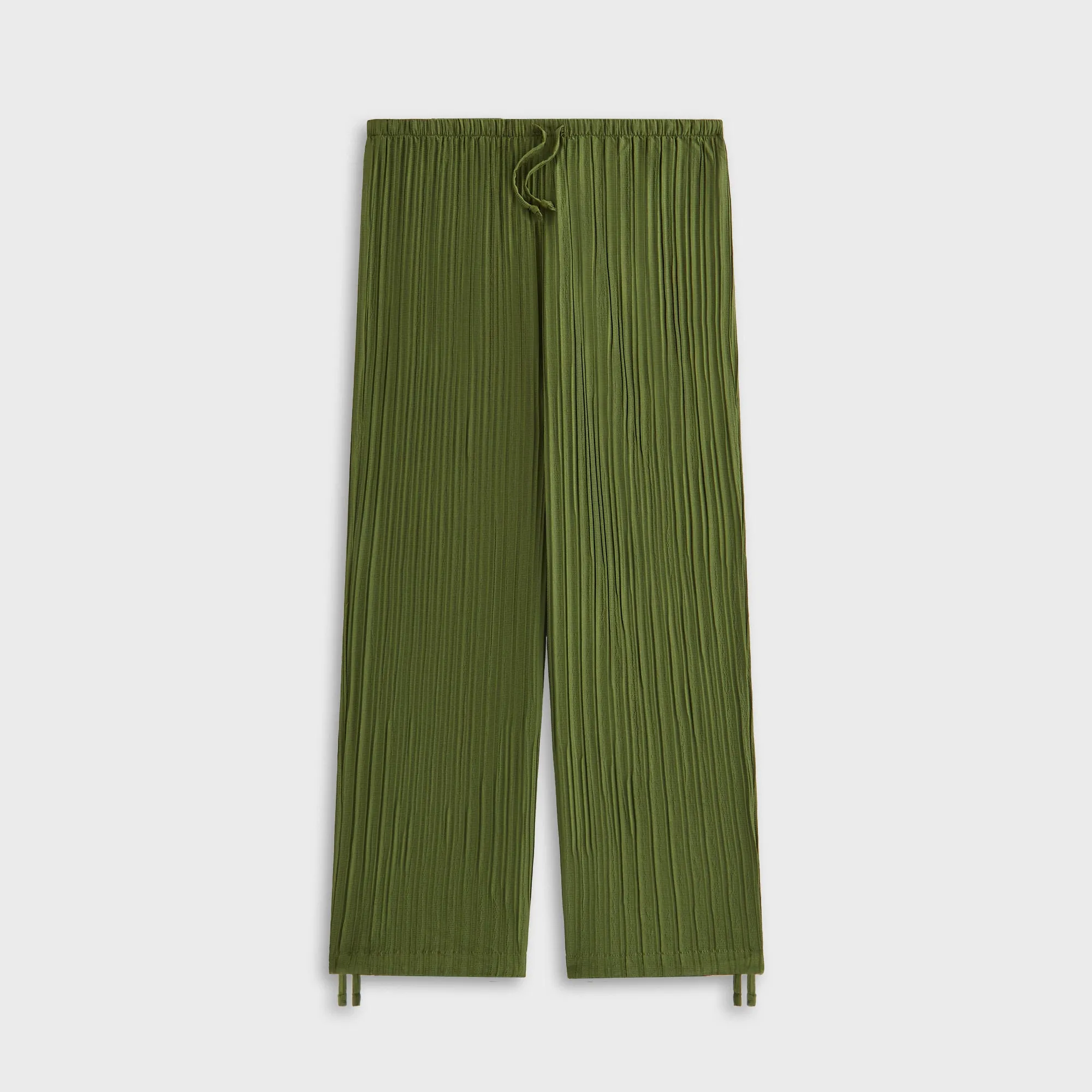 Kith Women Kavi II Plisse Drawstring Pant - Kelp sold by Kith