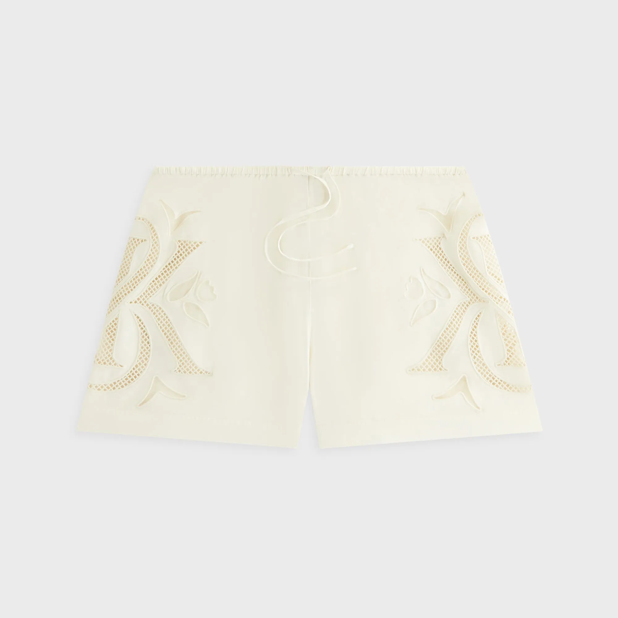 Kith Women Thea II Broderie Crest Short - Waffle sold by Kith
