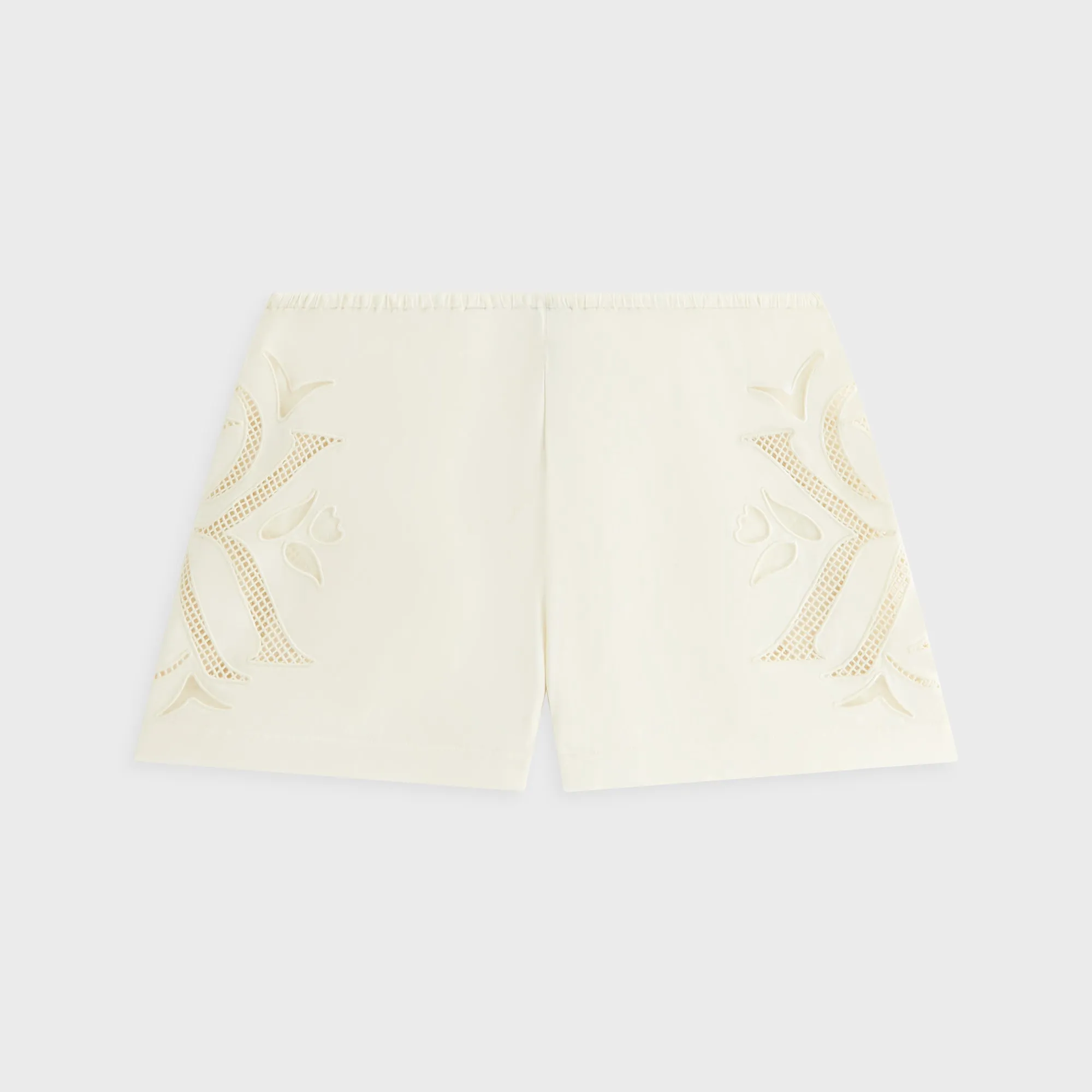 Kith Women Thea II Broderie Crest Short - Waffle sold by Kith product image thumbnail 4