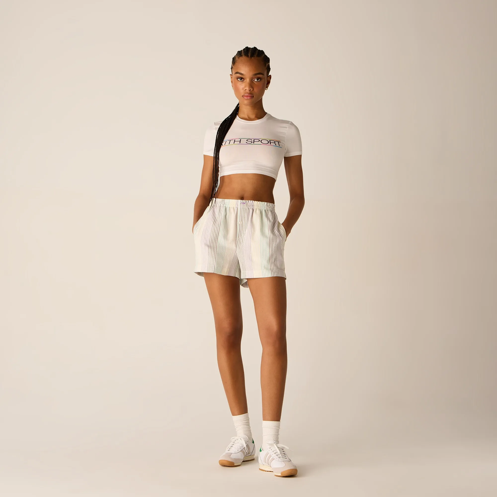 Kith Women Misha Multi Sport Logo Tee - White sold by Kith product image thumbnail 3