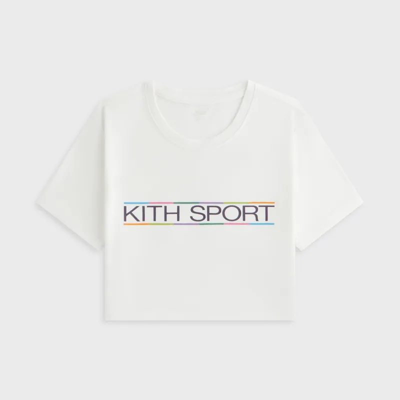 Kith Women Misha Multi Sport Logo Tee - White sold by Kith