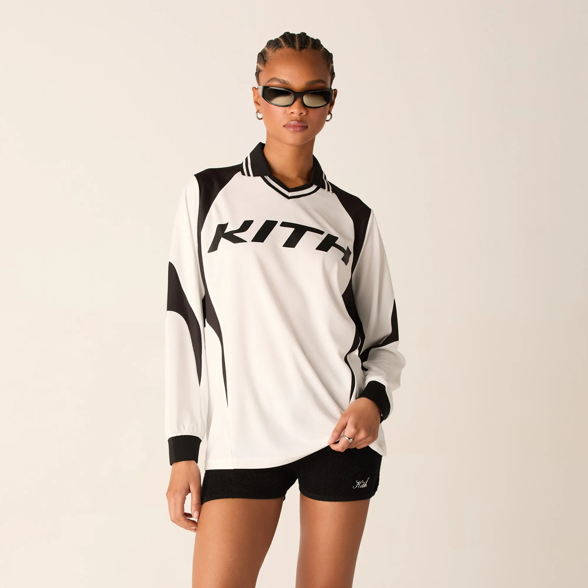 Kith Women Cujo Seamed Jersey - White sold by Kith product image thumbnail 2