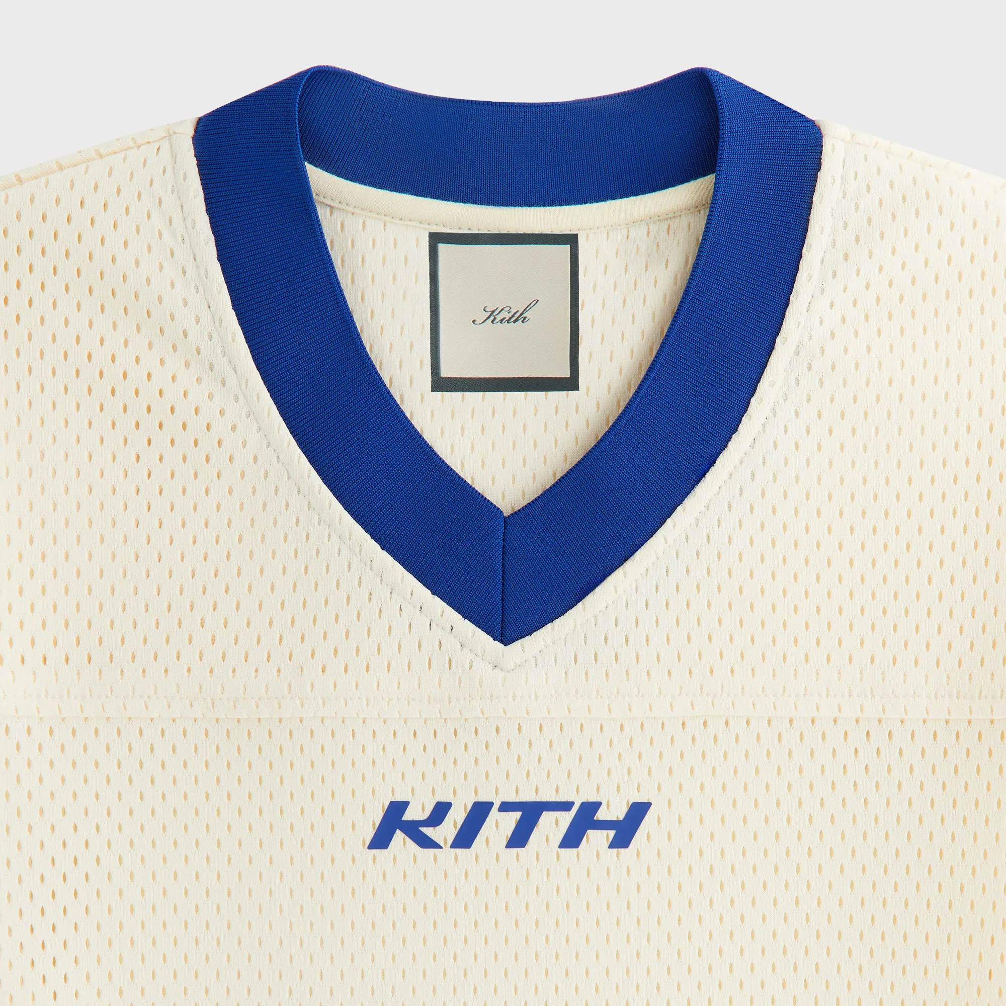 Kith Women Nicci Mesh Football Jersey - Sandrift sold by Kith product image thumbnail 4