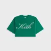 Kith Women Min Towel Terry Cropped Tee - Newt sold by Kith