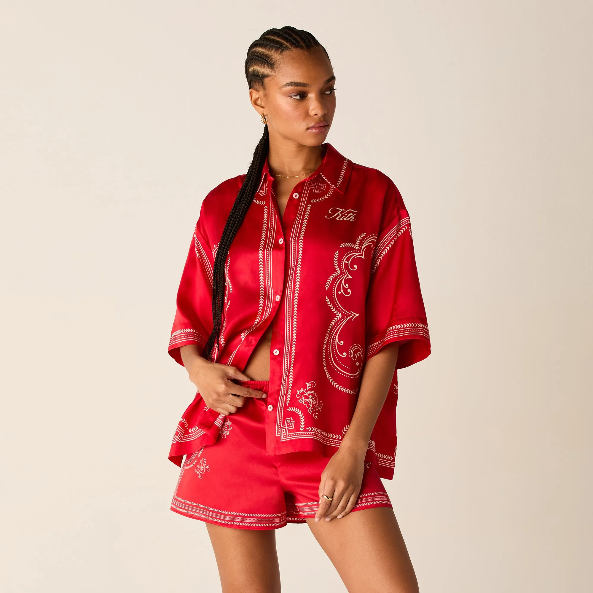 Kith Women Mari Medallion Shirt - Fame sold by Kith product image thumbnail 2