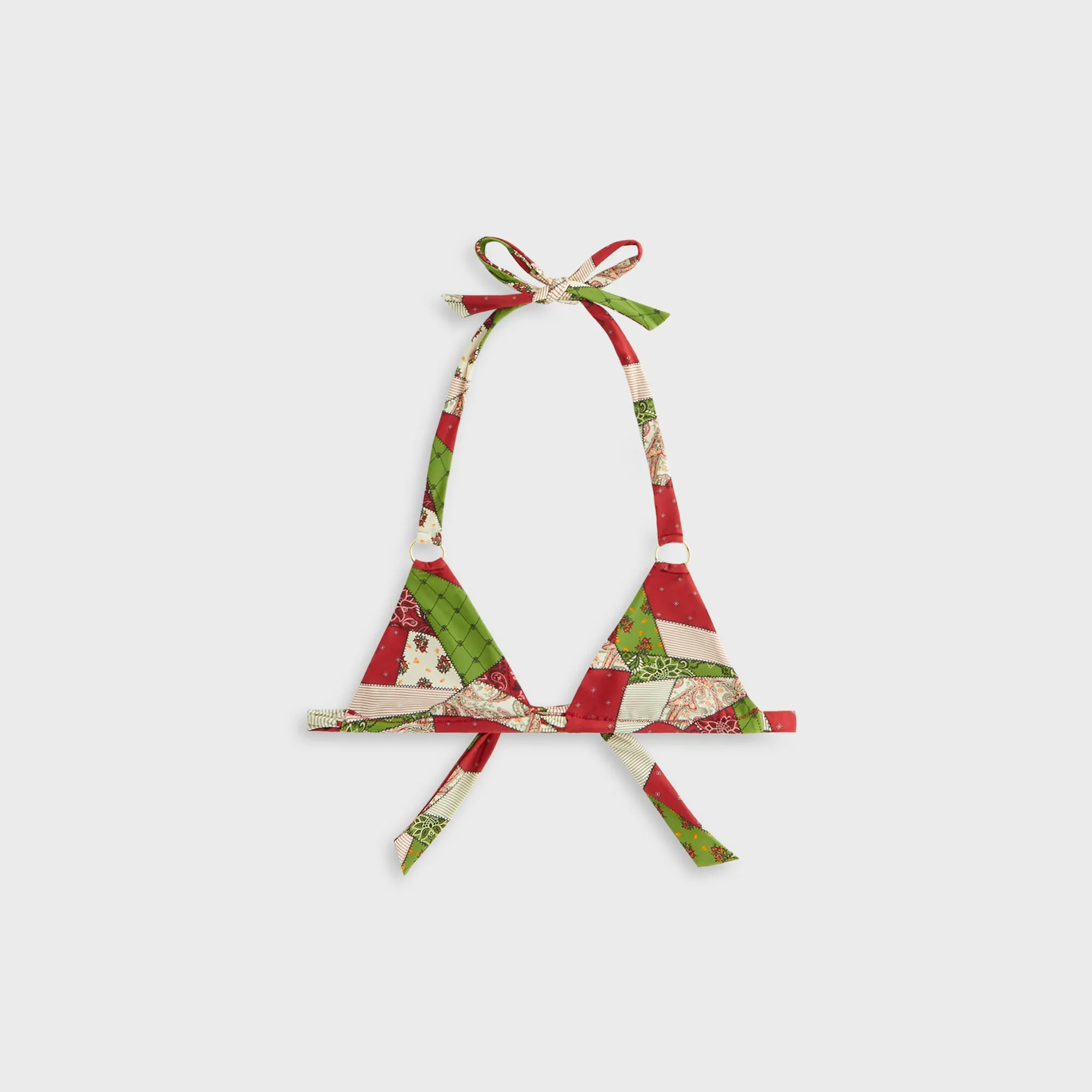 Kith Women Kenna Patchwork Scarf Tie Top - Kyoho sold by Kith