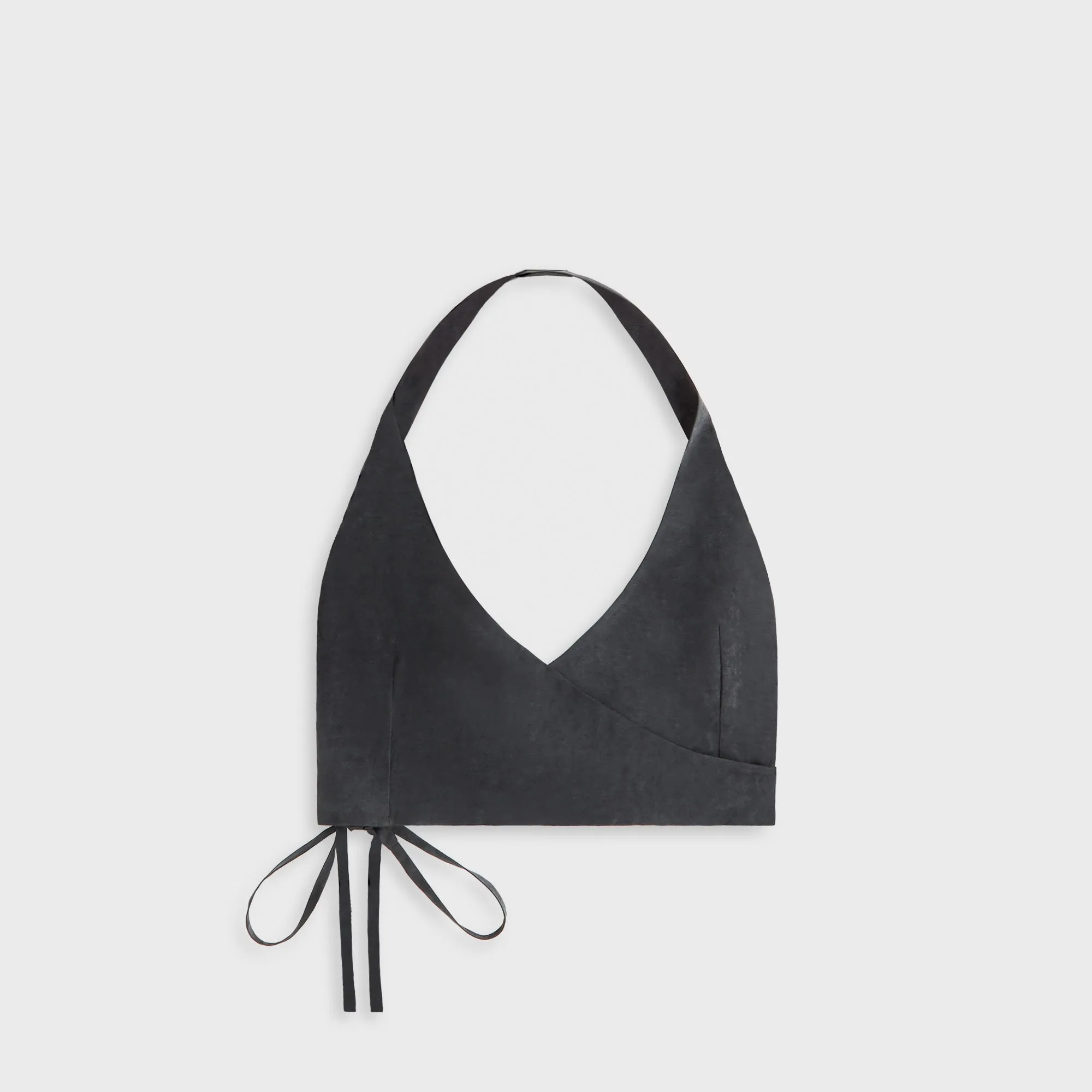 Kith Women Shir Wrap Suiting Vest - Black sold by Kith