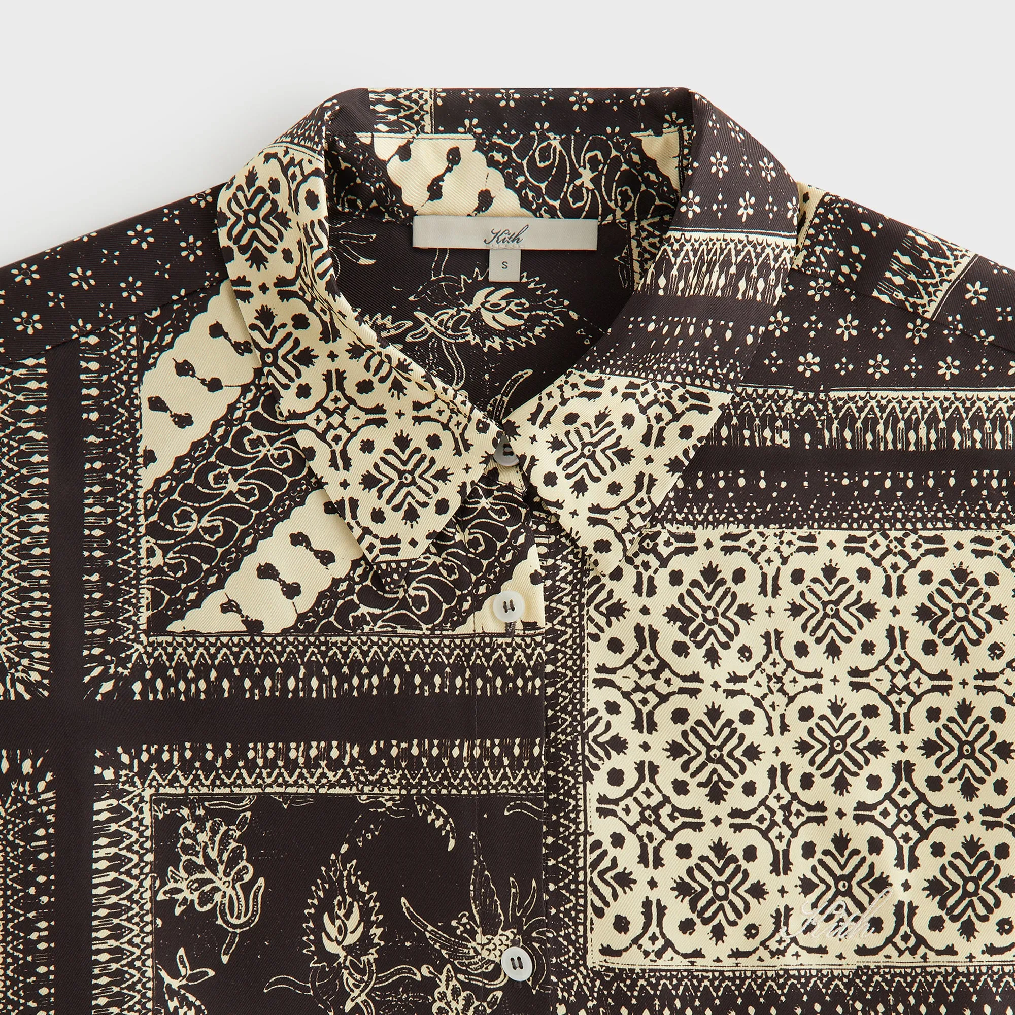 Kith Women Siena Batik Block Print Shirt - Incognito sold by Kith product image thumbnail 5