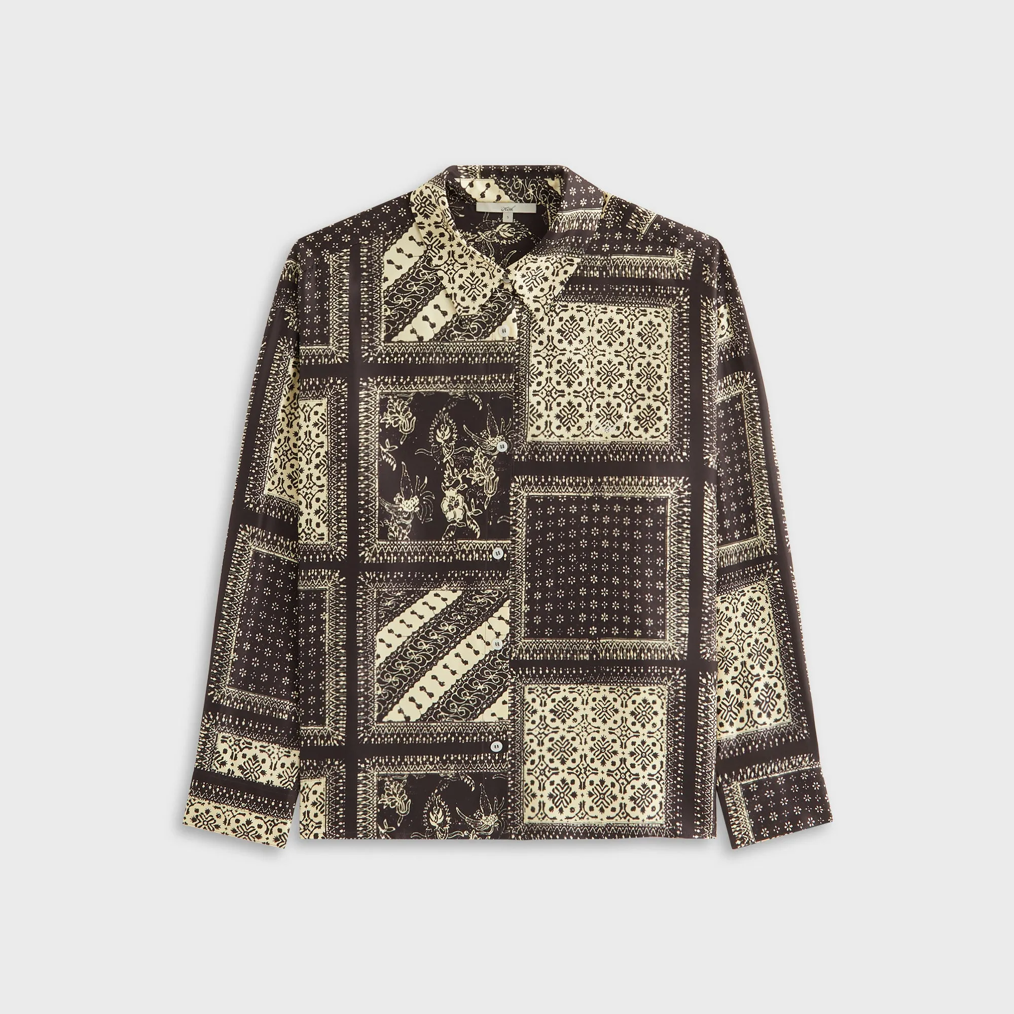 Kith Women Siena Batik Block Print Shirt - Incognito sold by Kith