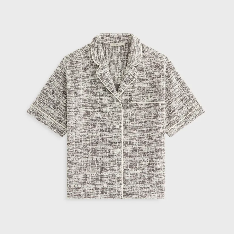 Kith Women Tweed Camp Shirt - Kindling sold by Kith