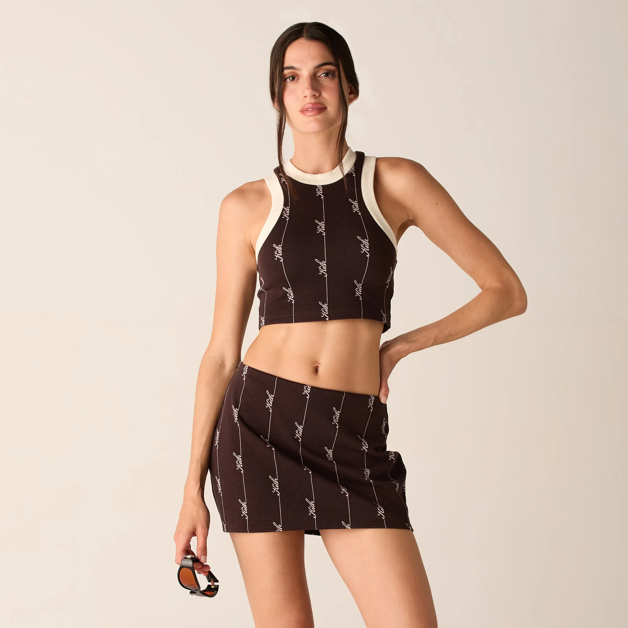 Kith Women Sven Pique Logo Knit Skort - Incognito sold by Kith product image thumbnail 2