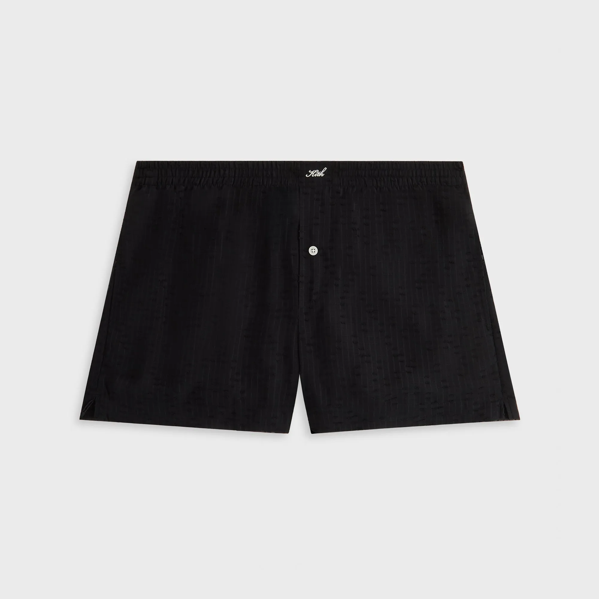 Kith Women Ida II Clipped Jacquard Boxer Short - Black sold by Kith