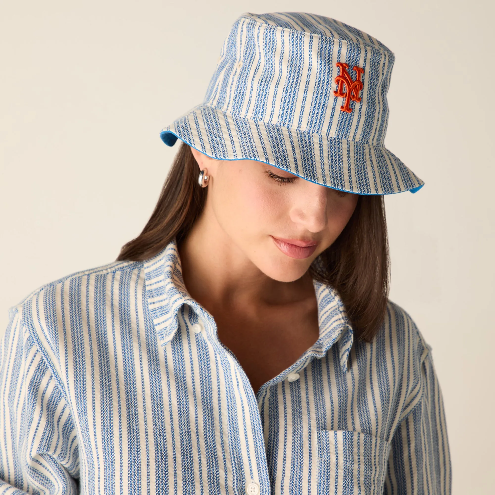 Kith Women & '47 for the New York Mets Bucket Hat - Royal sold by Kith product image thumbnail 2