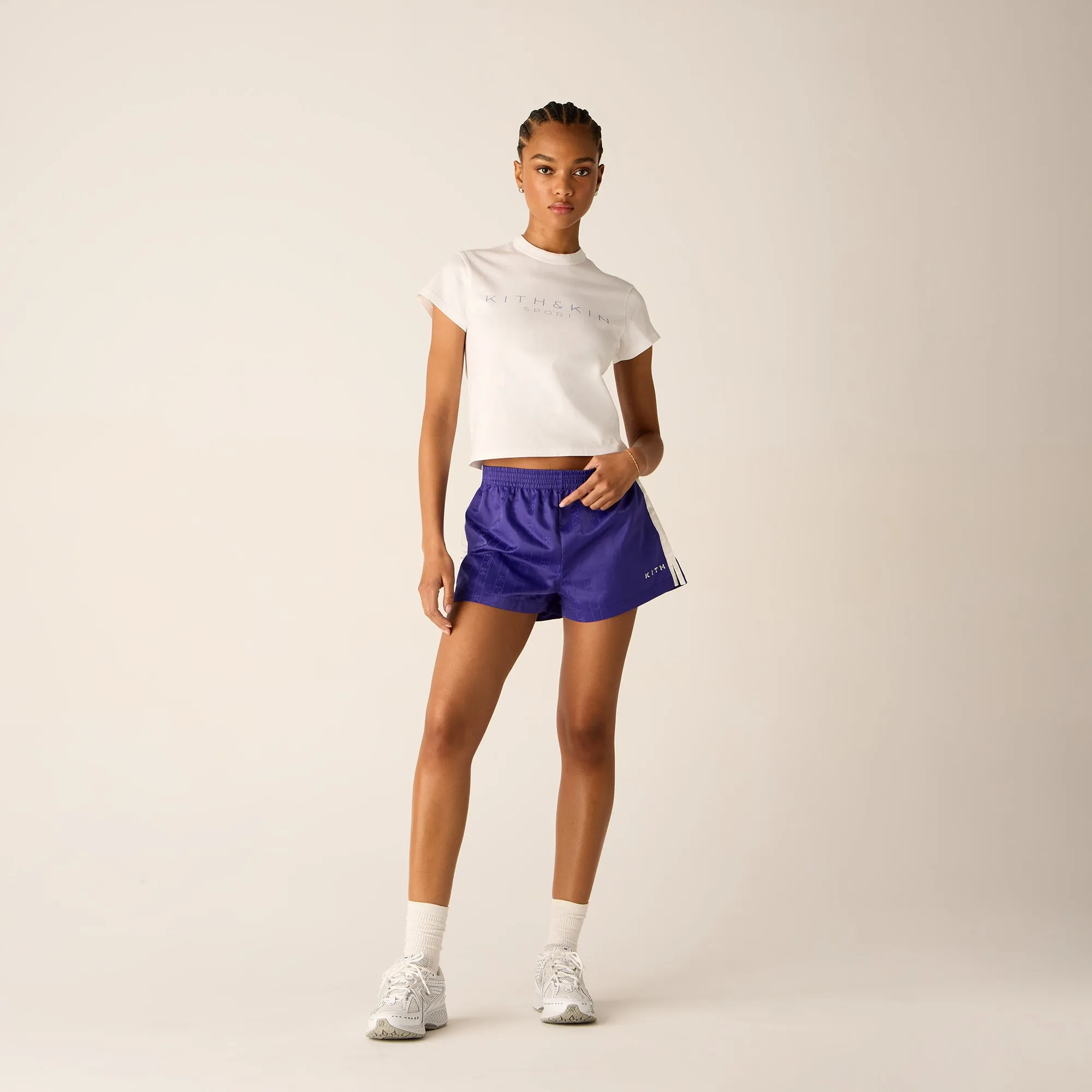 Kith Women Mulberry Vintage Kith & Kin Sport Tee - White sold by Kith product image thumbnail 3