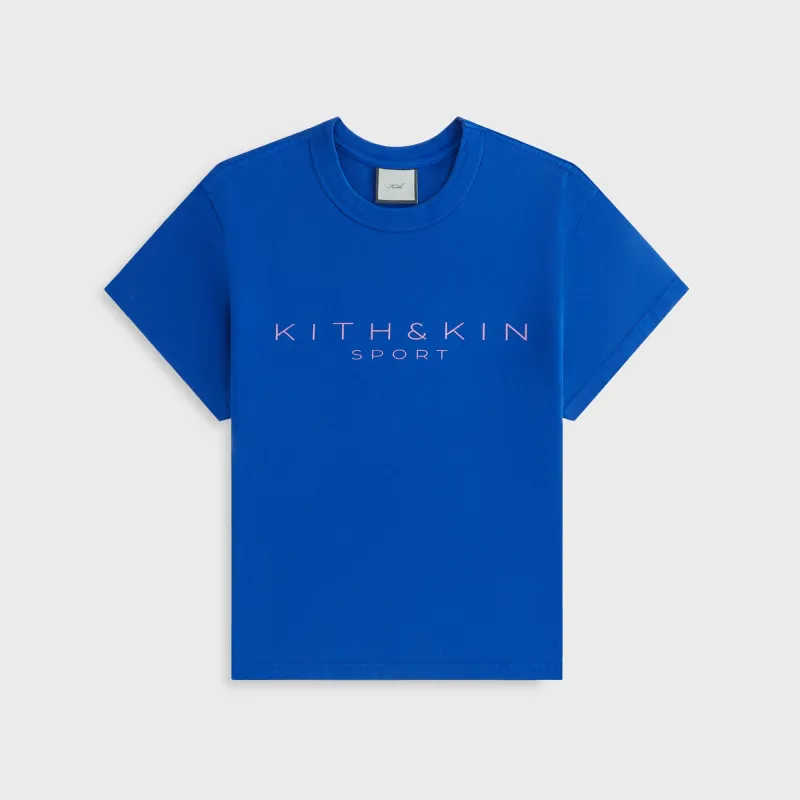 Kith Women Mulberry Vintage Kith & Kin Sport Tee - Cyclone sold by Kith
