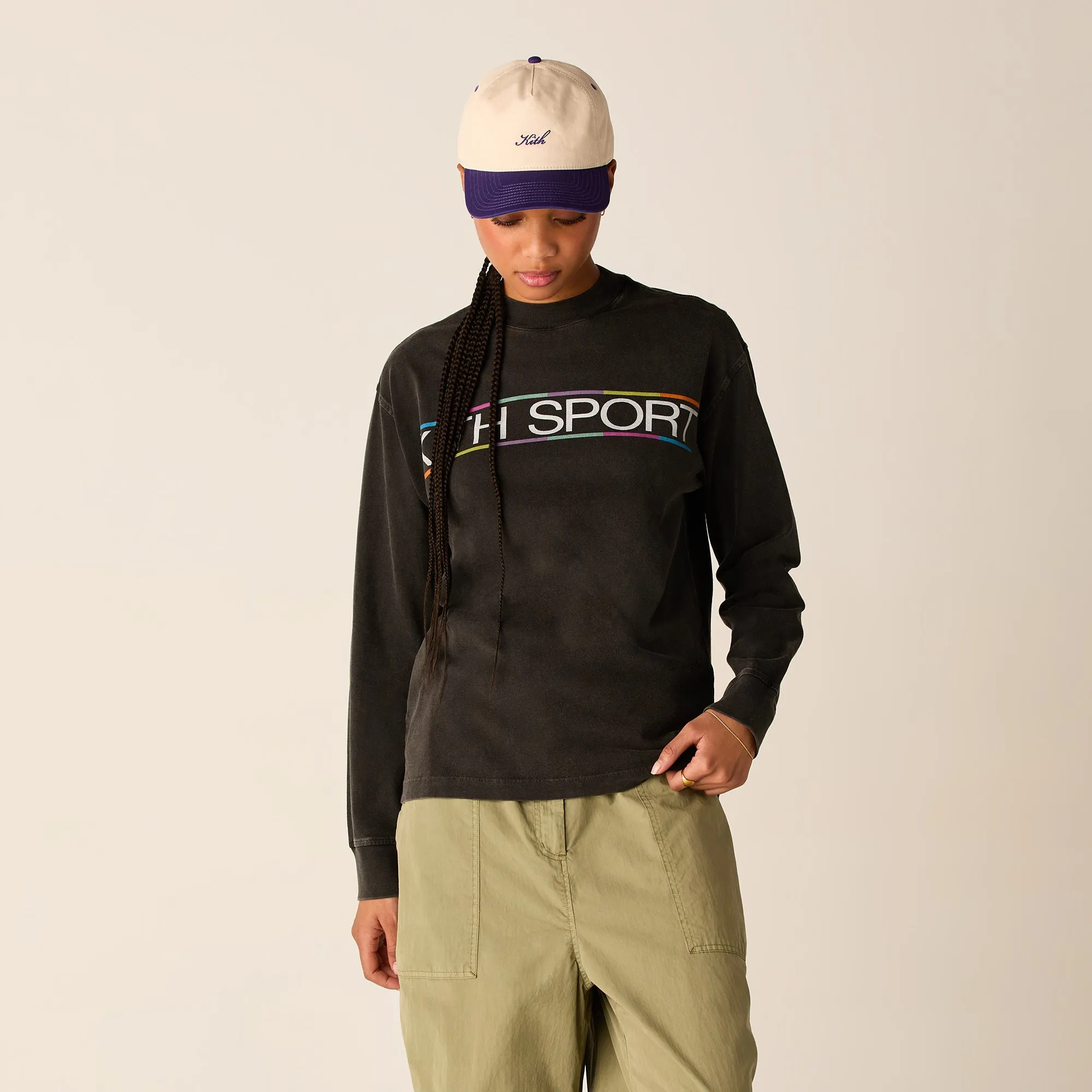 Kith Women Oversized Sonoma Multi Sport Long Sleeve - Black sold by Kith product image thumbnail 2