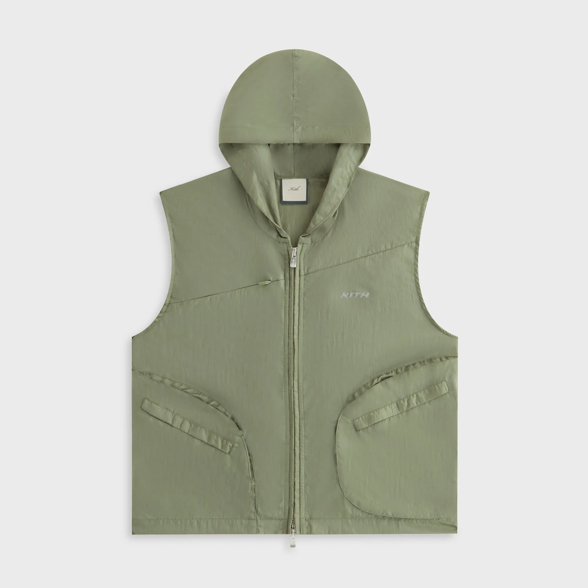 Kith Women Verena Sporty Hoodie Vest - Bay Breeze sold by Kith