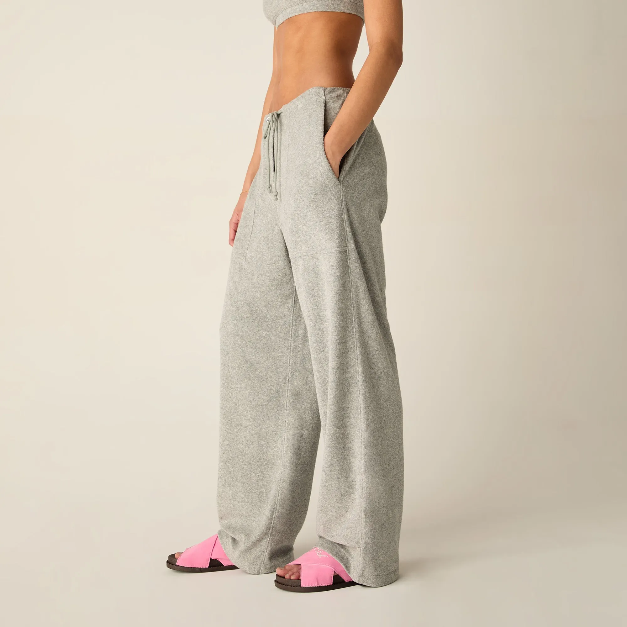 Kith Women Doyers III Towel Terry Pant - Medium Heather Grey sold by Kith product image thumbnail 2
