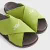 Kith Women Criss Cross Slides - Pistachio sold by Kith