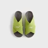 Kith Women Criss Cross Slides - Pistachio sold by Kith