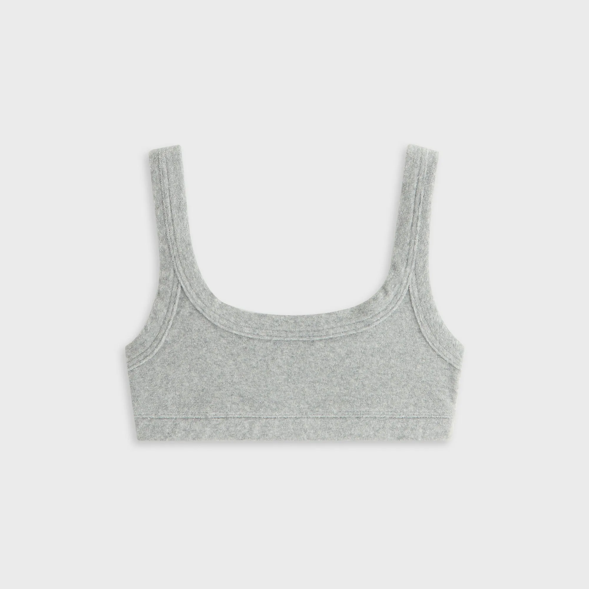 Kith Women Elle II U-Neck Towel Terry Bra - Medium Heather Grey sold by Kith product image thumbnail 4