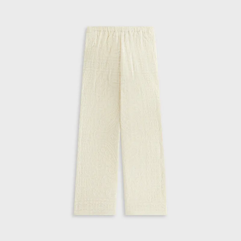 Kith Women Ida Paisley Gauze Pant - Waffle sold by Kith