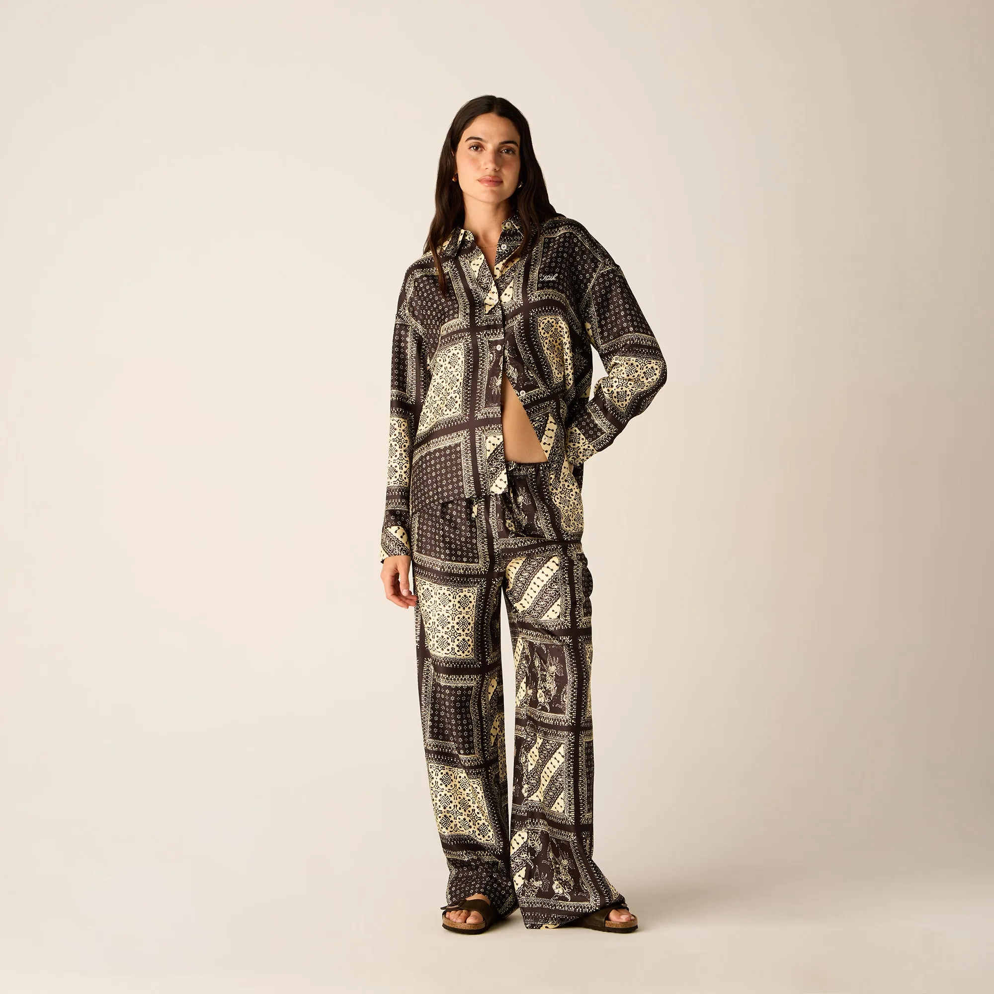 Kith Women Michi Batik Block Print Pant - Incognito sold by Kith product image thumbnail 3