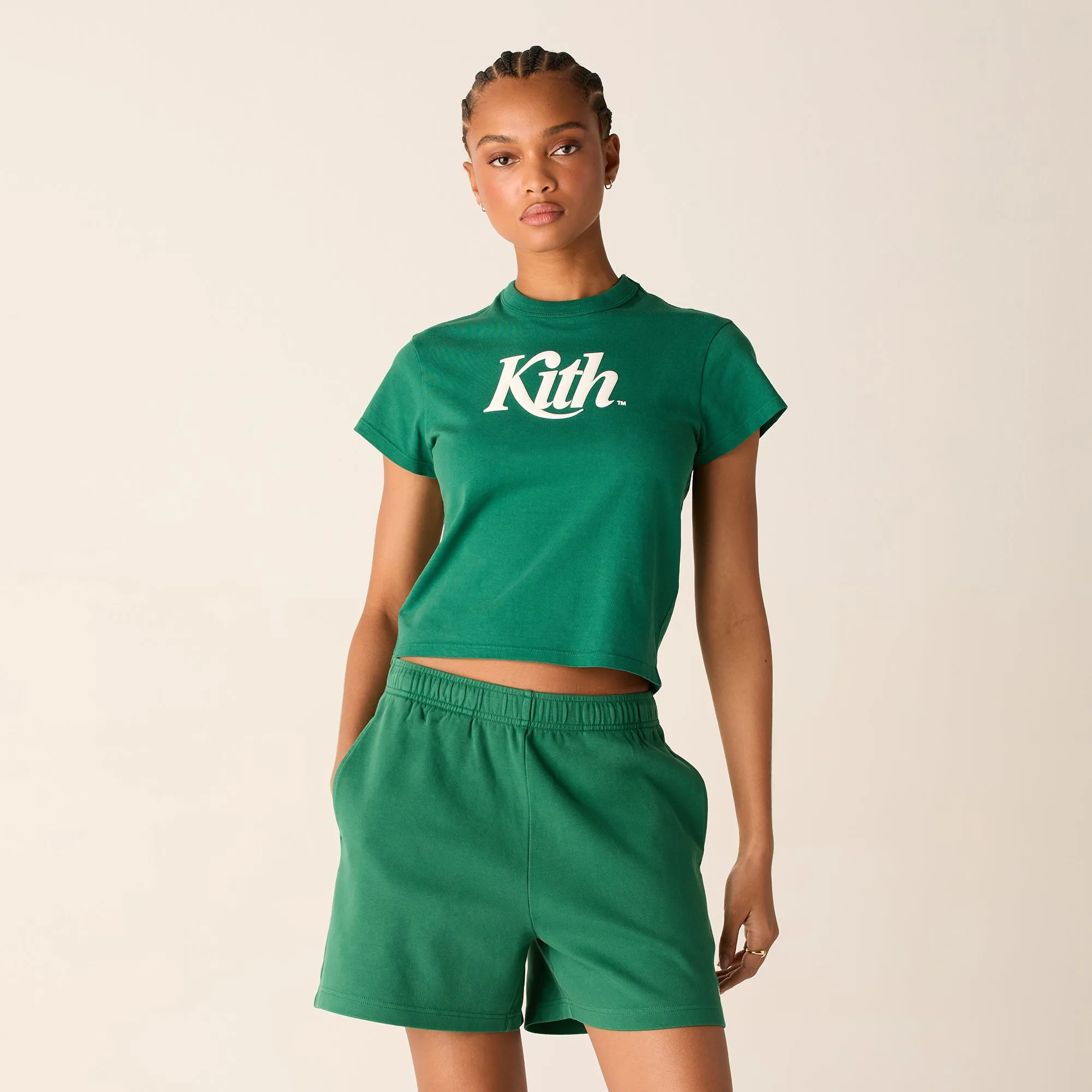 Kith Women Swash Logo Mulberry Vintage Tee - Newt sold by Kith product image thumbnail 2