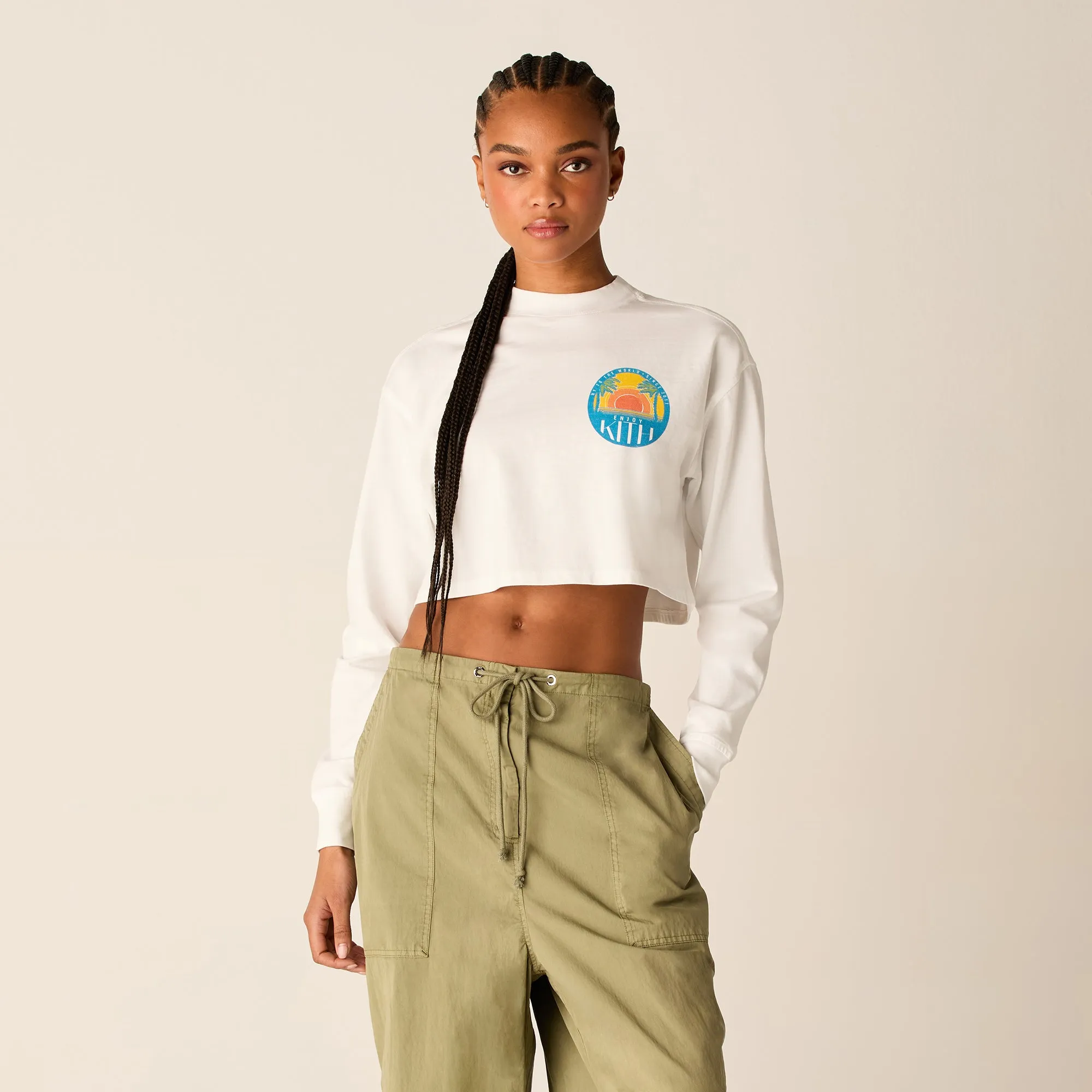 Kith Women Jasper Long Sleeve - White sold by Kith product image thumbnail 2