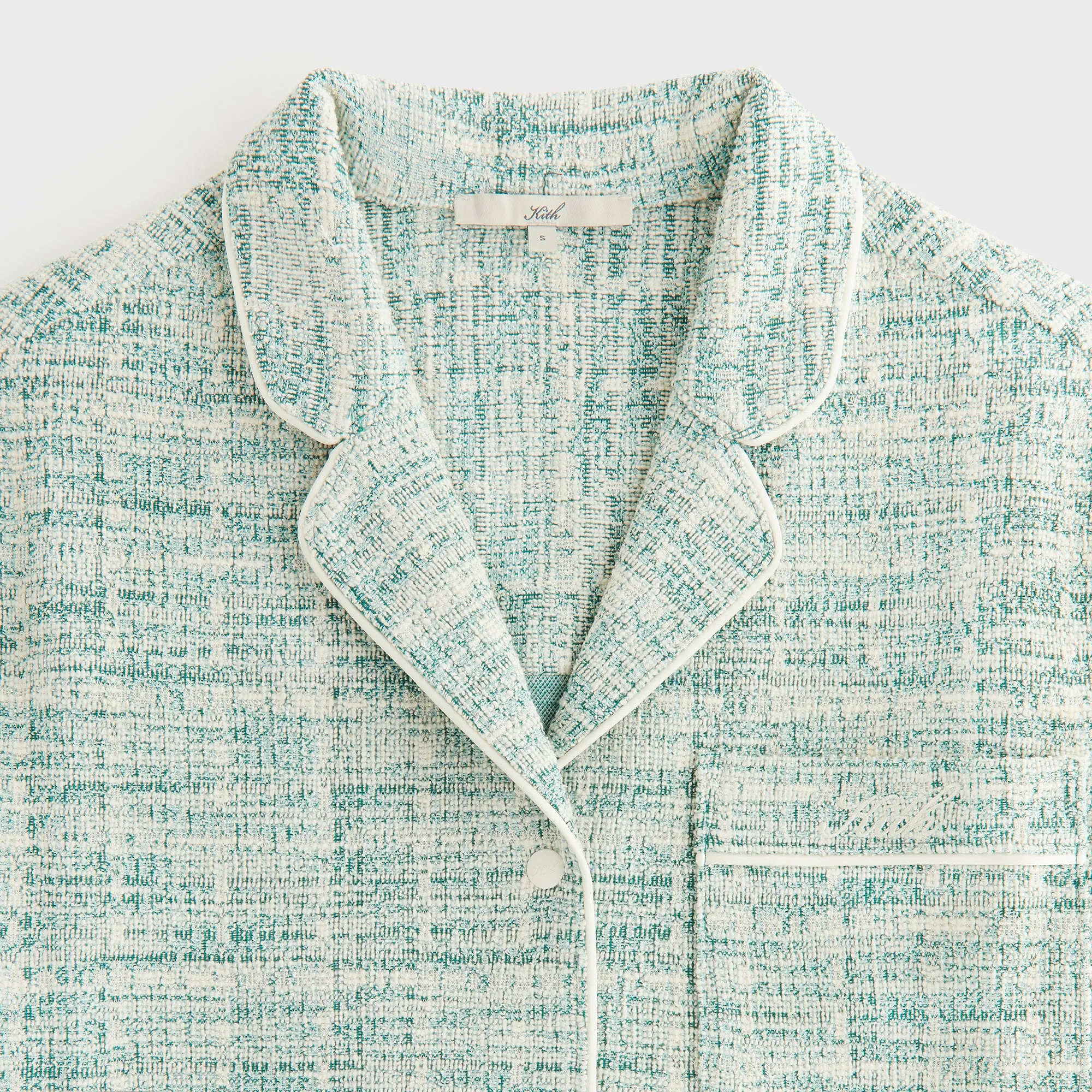 Kith Women Tweed Camp Shirt - Mykonos sold by Kith product image thumbnail 5