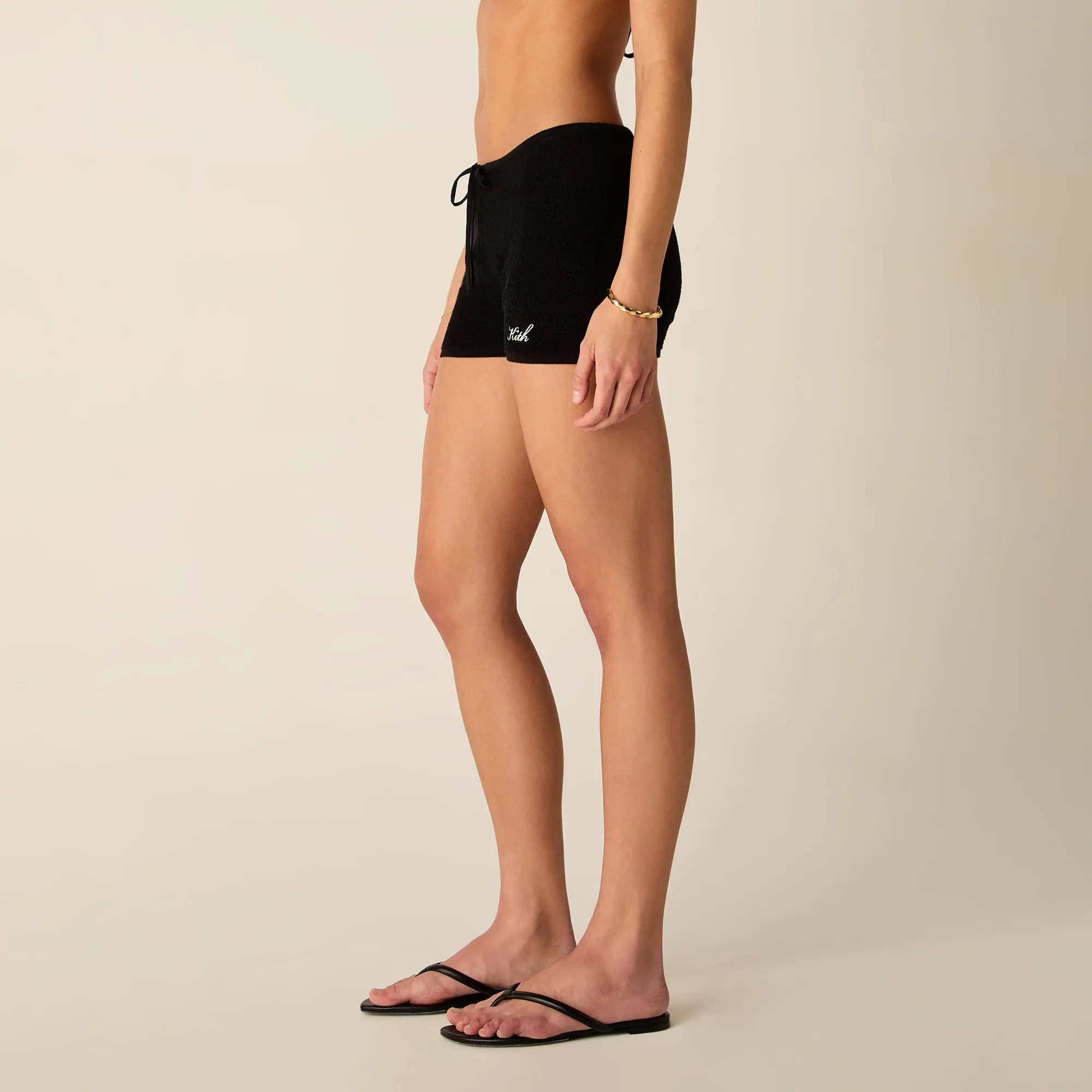 Kith Women Avyn Micro Sweater Short - Black sold by Kith product image thumbnail 2