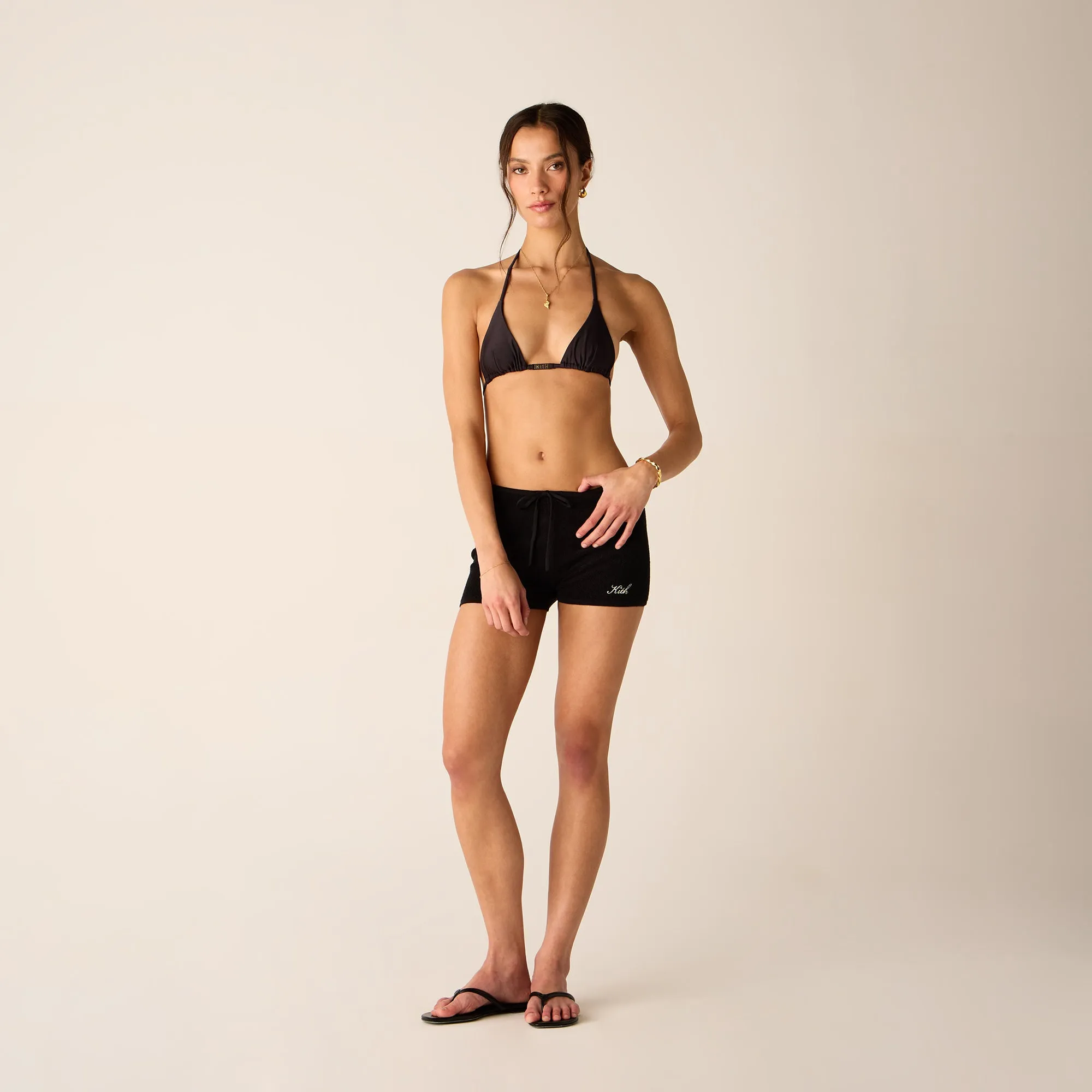Kith Women Avyn Micro Sweater Short - Black sold by Kith product image thumbnail 3