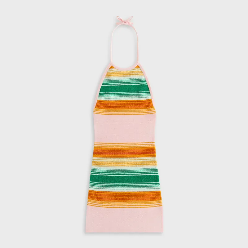 Kith Women Ami Halter Multi Sweater Dress - Midsummer sold by Kith