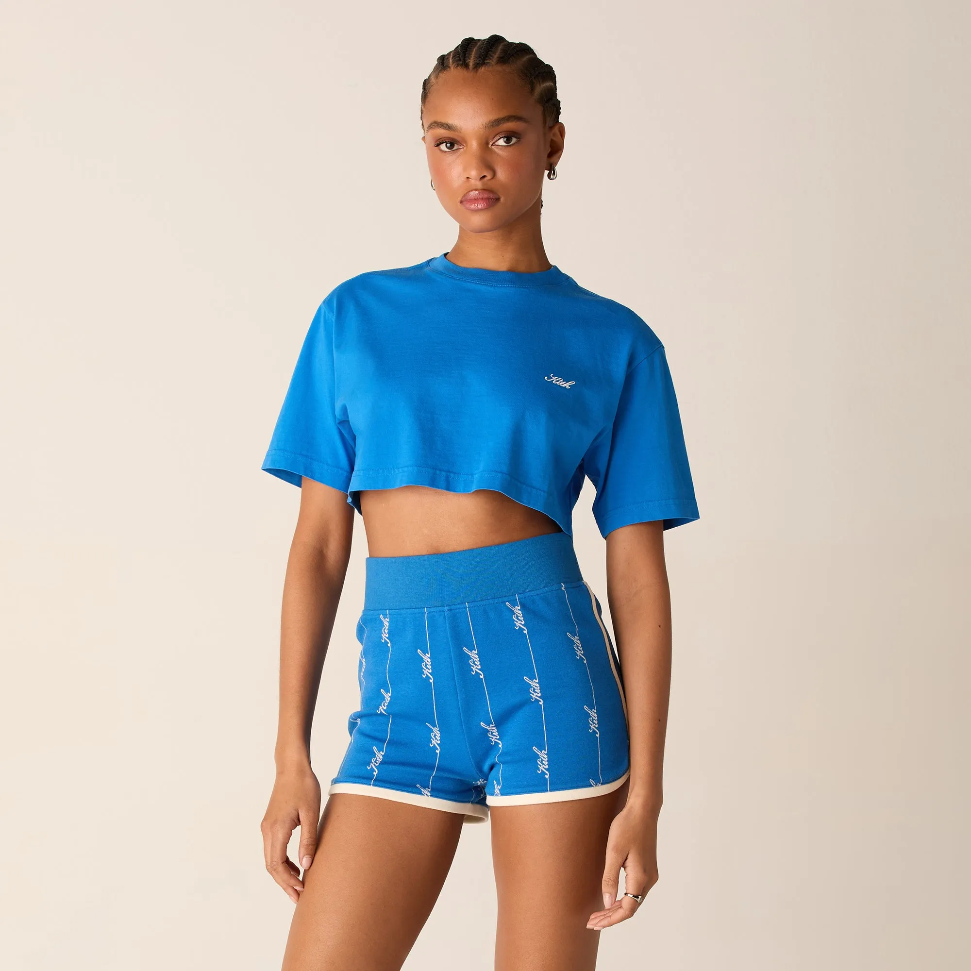 Kith Women Fei Cropped Tee - Royal sold by Kith product image thumbnail 2