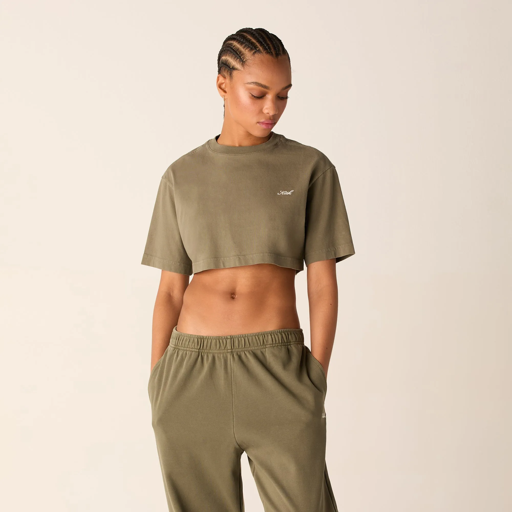 Kith Women Fei Cropped Tee - Canopy sold by Kith product image thumbnail 2