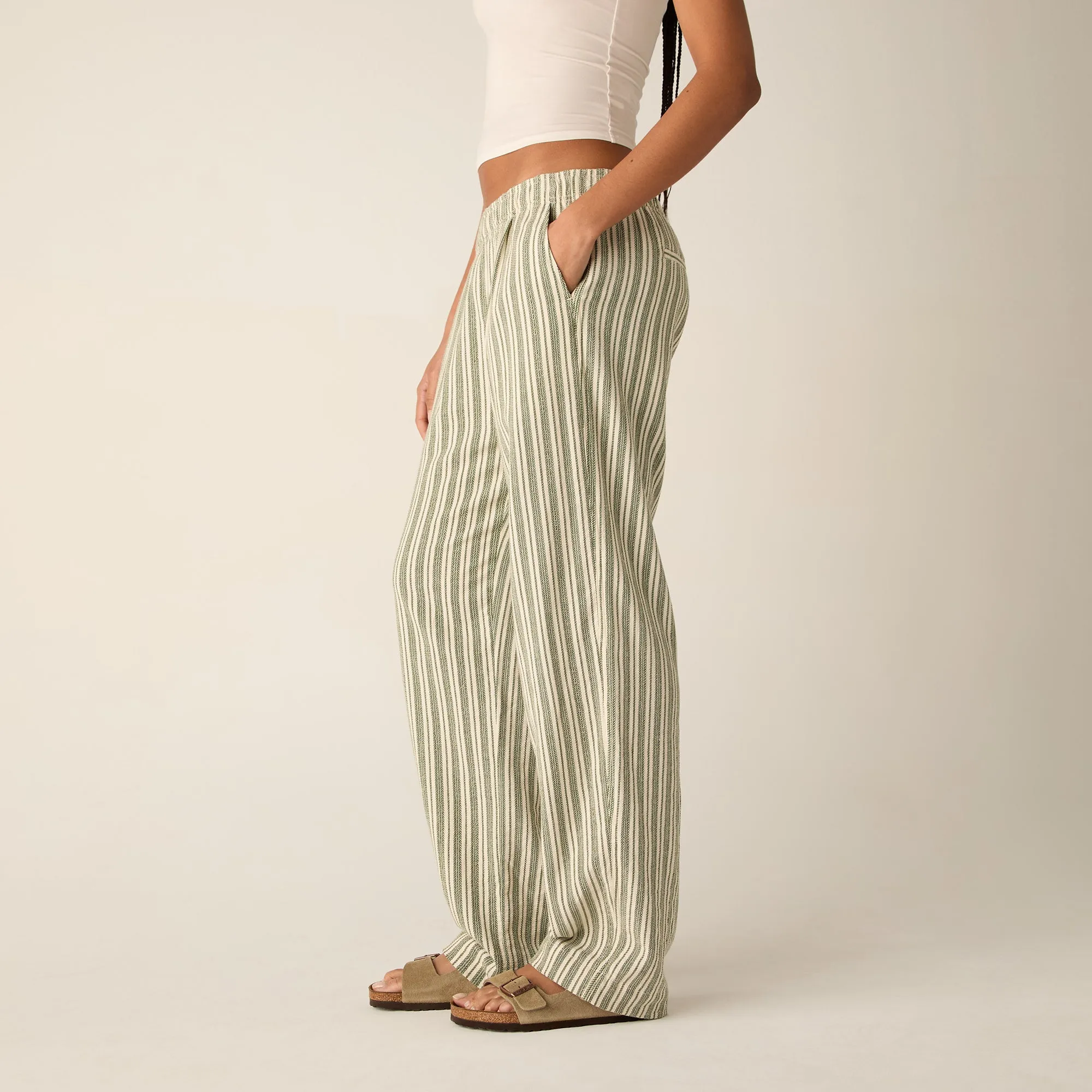 Kith Women Miles II Dobby Stripe Pants - Turf sold by Kith product image thumbnail 2