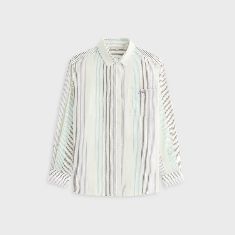 Kith Women Ora II Seersucker Shirt - Mykonos sold by Kith