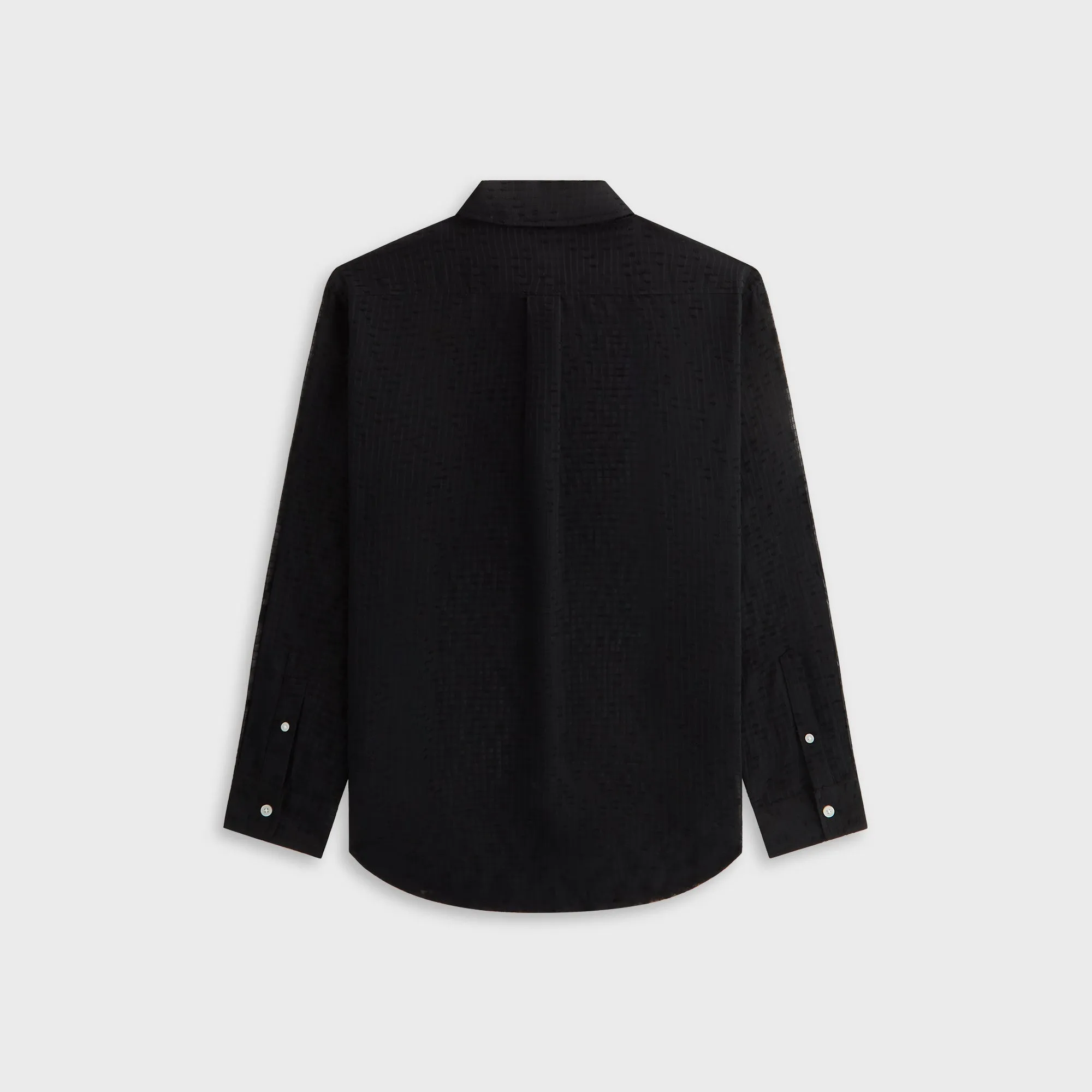 Kith Women Ora II Clipped Jacquard Shirt - Black sold by Kith product image thumbnail 4