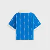 Kith Women Taylen Pique Logo Knit Polo - Royal sold by Kith