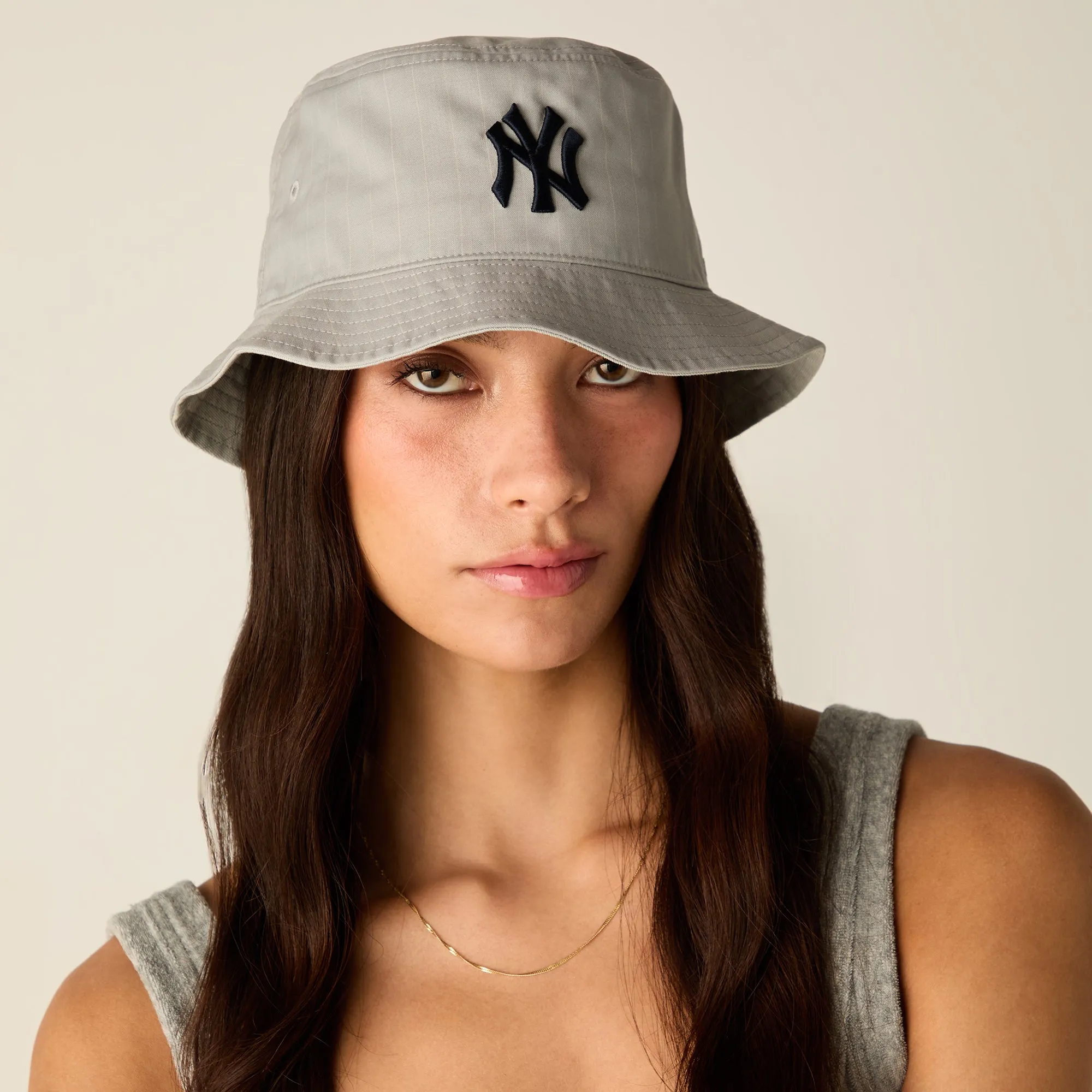 Kith Women & '47 for the New York Yankees Bucket Hat - Sandrift sold by Kith product image thumbnail 2