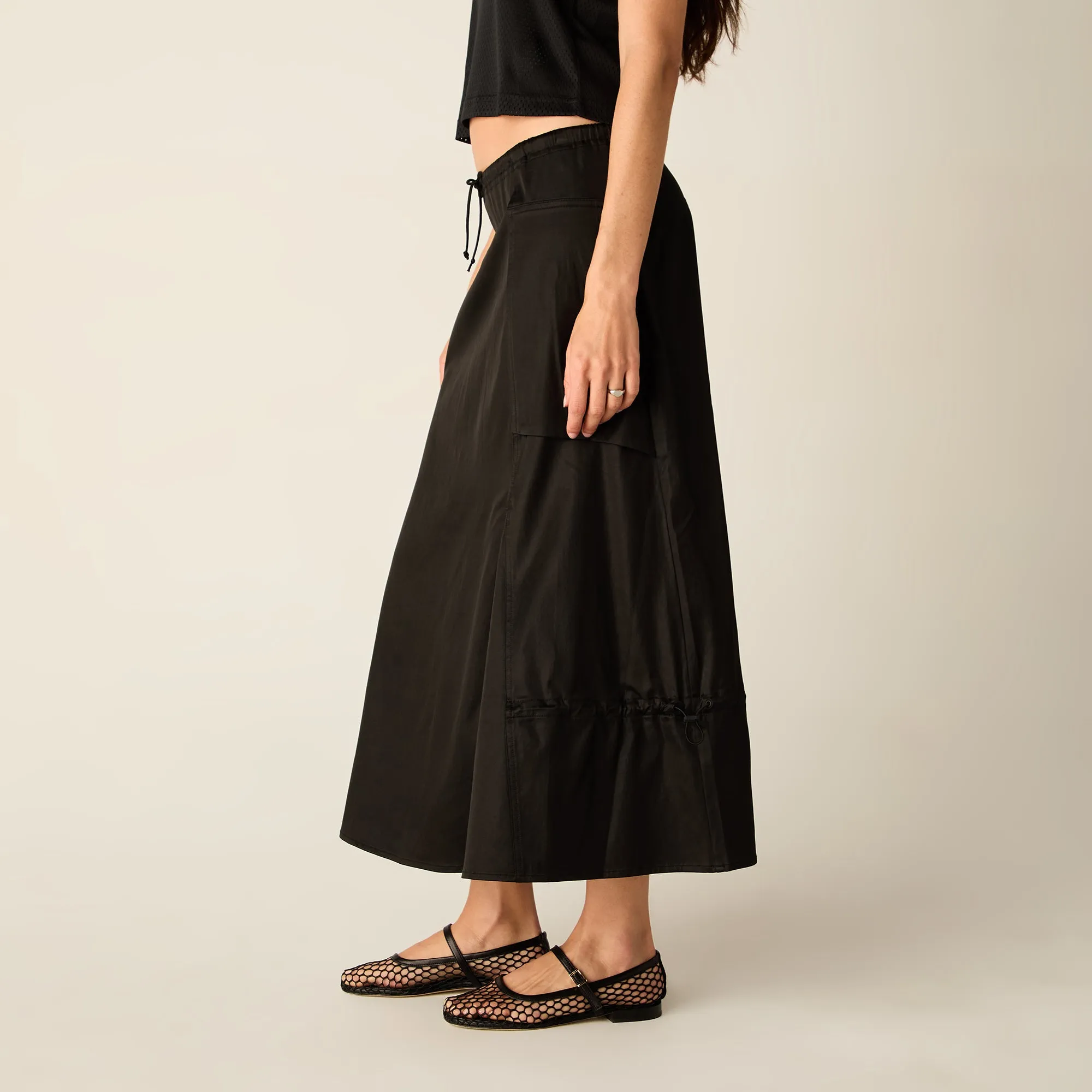 Kith Women Kyo Utility Maxi Skirt - Black sold by Kith product image thumbnail 2