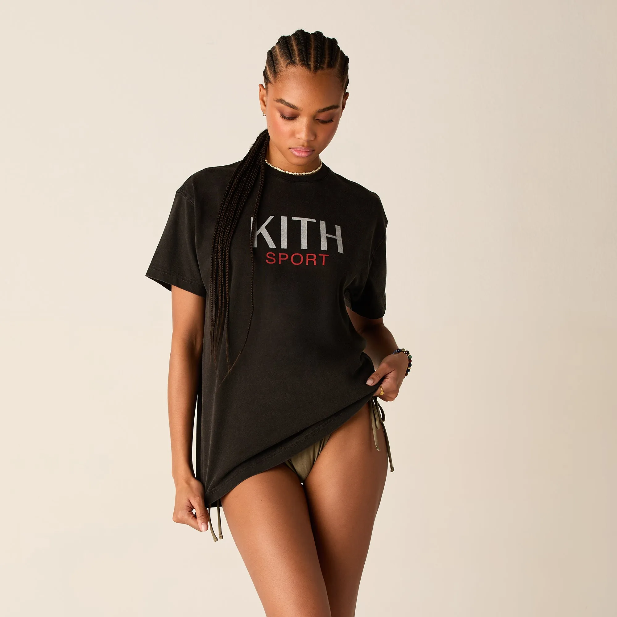 Kith Women Vintage Kith Sport Tee - Black sold by Kith product image thumbnail 2